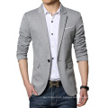 Blazer de traje de algodón de moda Blaser Blazer de hombre casual Blazer